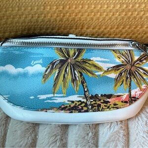 Coach Tropical Palm Tree Fanny pack waist belt bag